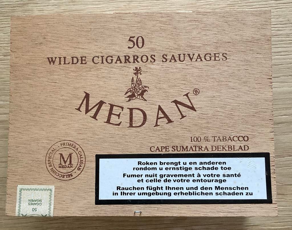 Sigarendoos Medan, Ophalen, Gebruikt, Overige typen