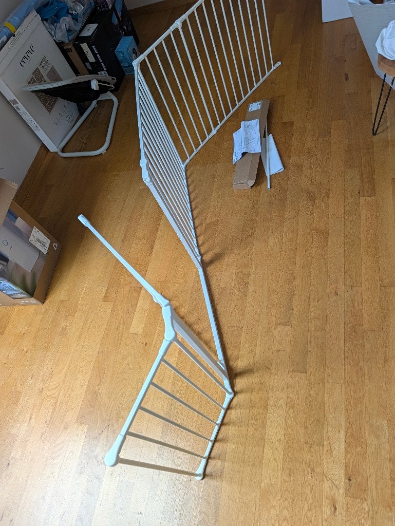 BabyDan Flex XL traphek / veiligheidshek, Ophalen, Zo goed als nieuw, Metaal of IJzer, 115 cm of meer