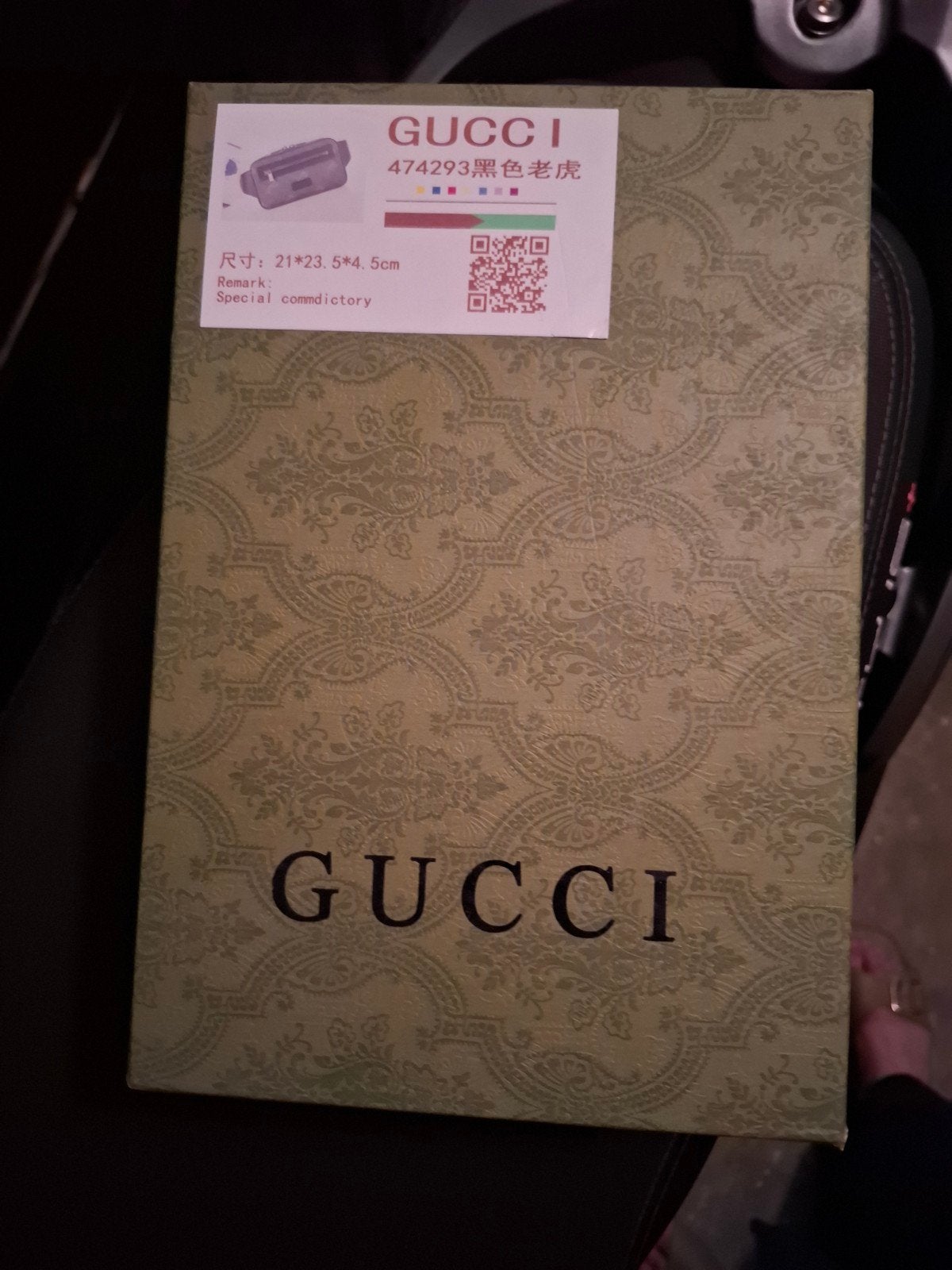 Gucci doosje, Diversen, Ophalen