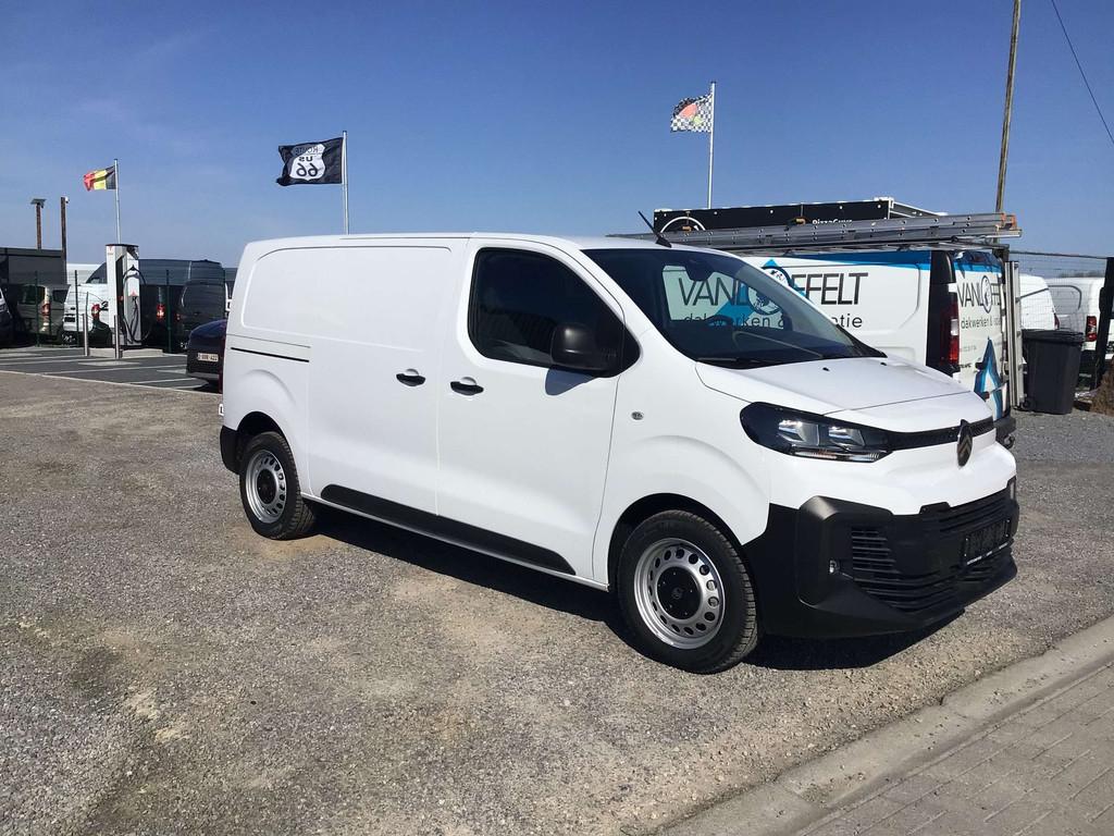 Citroen Jumpy l2 100pk 2025 10km full/option 20950e ex, Auto's, Citroën, Stof, Gebruikt, 4 cilinders, Wit