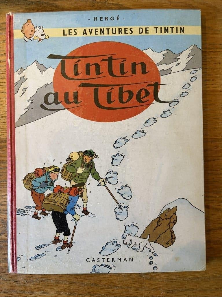 Tintin au tibet, Boeken, Stripverhalen, Gelezen, Hergé (George Rémi), Eén stripboek, Ophalen of Verzenden