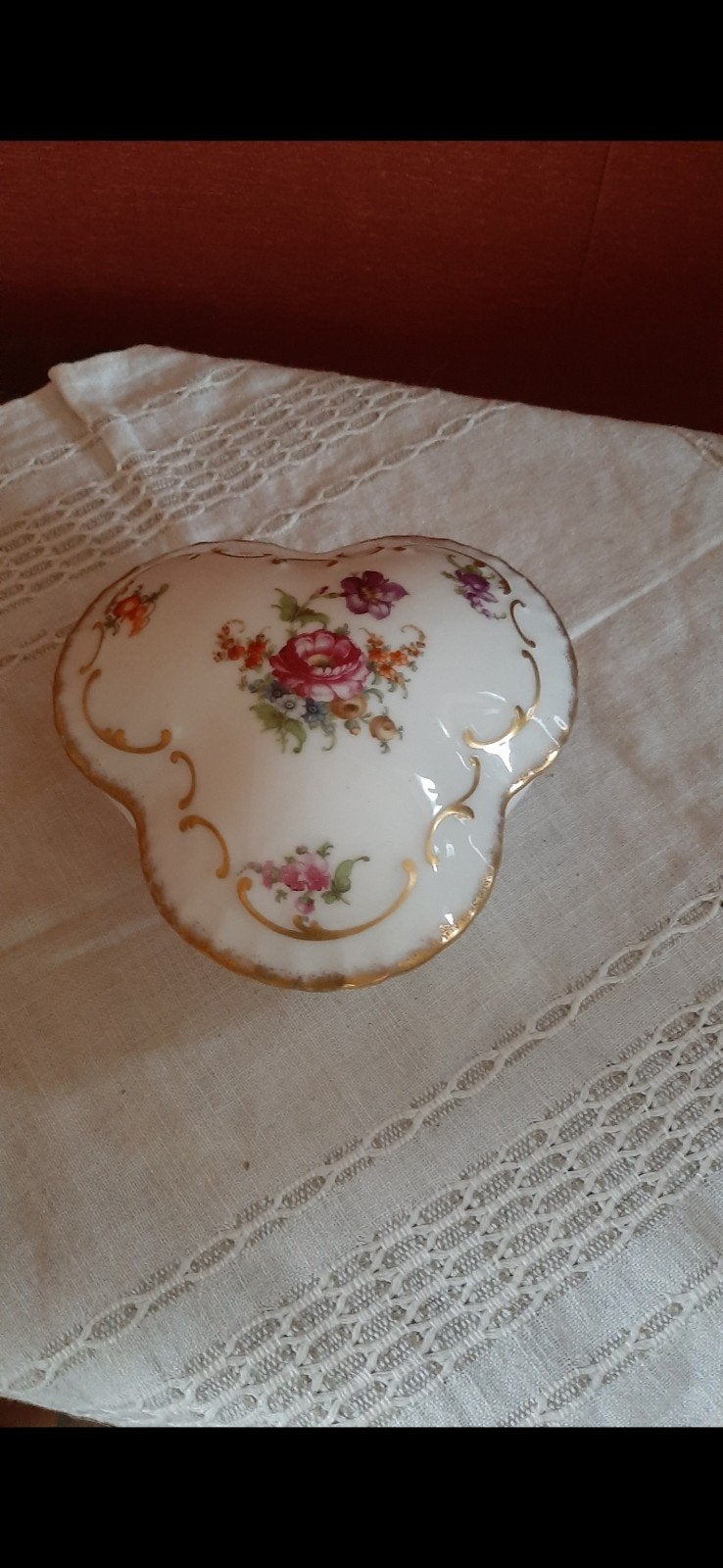 Très belle bonbonnière ou boîte à bijoux en Limoges, Antiquités & Art, Enlèvement