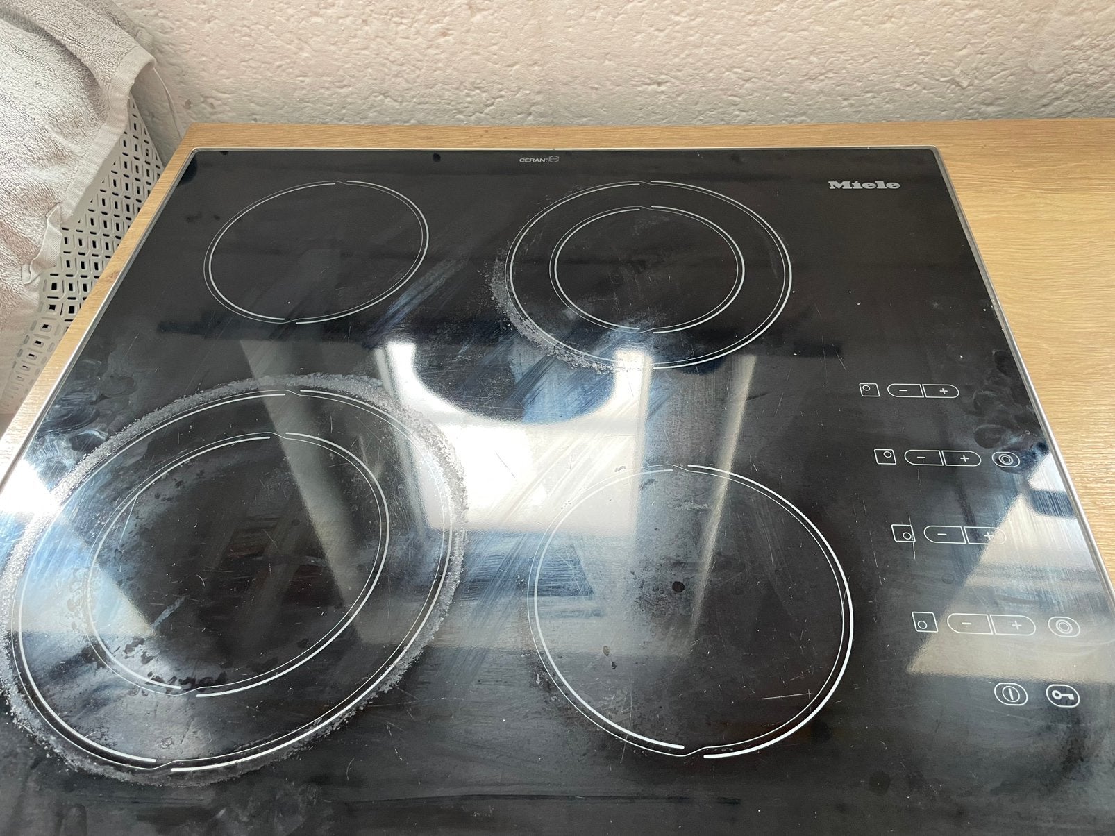 Miele KM 415 EDST Keramische Kookplaat Inbouw, Elektronische apparatuur, Ophalen, Zo goed als nieuw