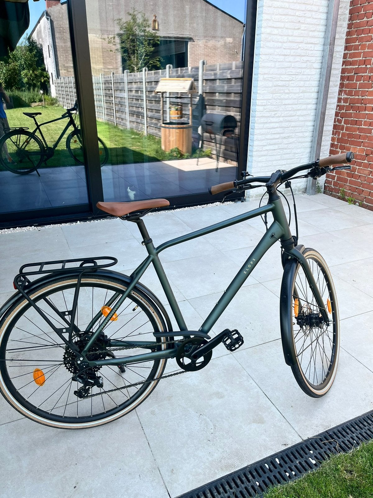 stadsfiets elops, Fietsen en Brommers, Fietsen | Heren | Herenfietsen, Zo goed als nieuw, Versnellingen, Ophalen