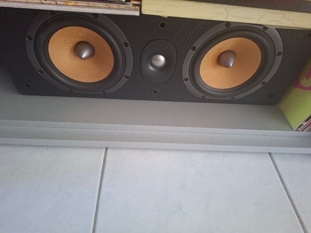 Bowers en Wilkins  thuisluidsprekers  zwart, 60 à 120 watts, Comme neuf, Enlèvement, Kit home cinéma