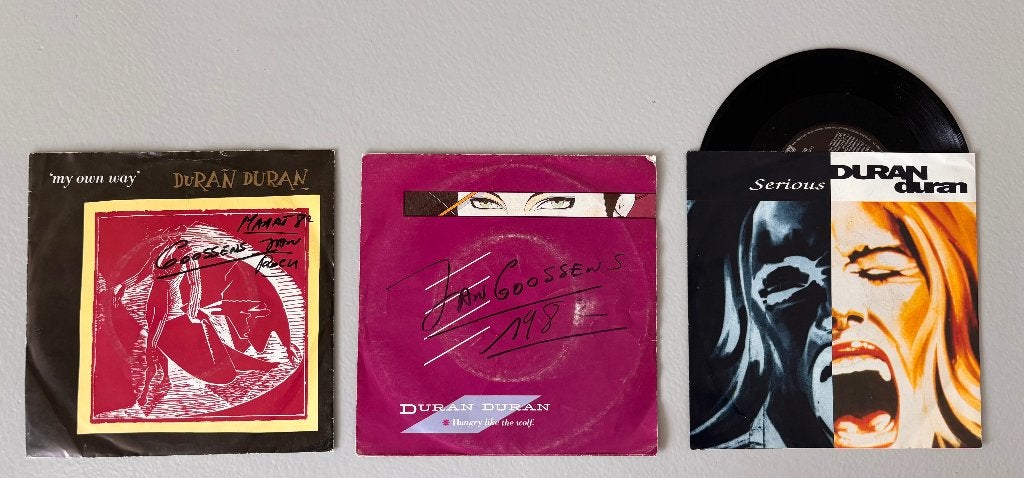 Duran Duran pakket 3 singles, Ophalen of Verzenden