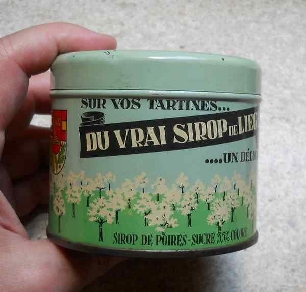 Ancien pot de sirop de Liège, Enlèvement, Utilisé