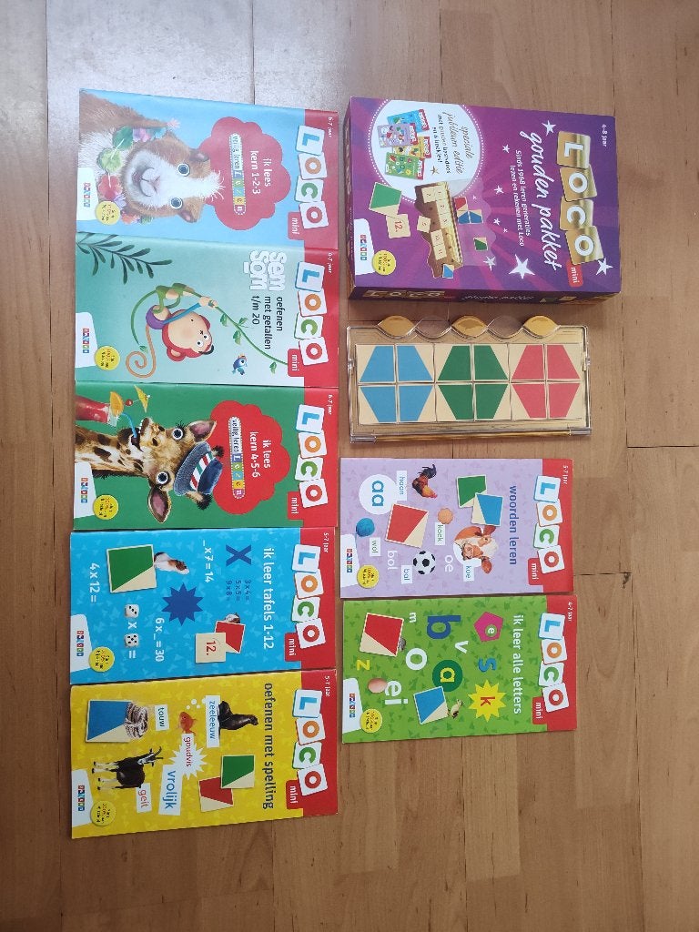 Loco mini met 7 boekjes, Kinderen en Baby's, Speelgoed | Educatief en Creatief, Ophalen, Zo goed als nieuw, Taal en Lezen