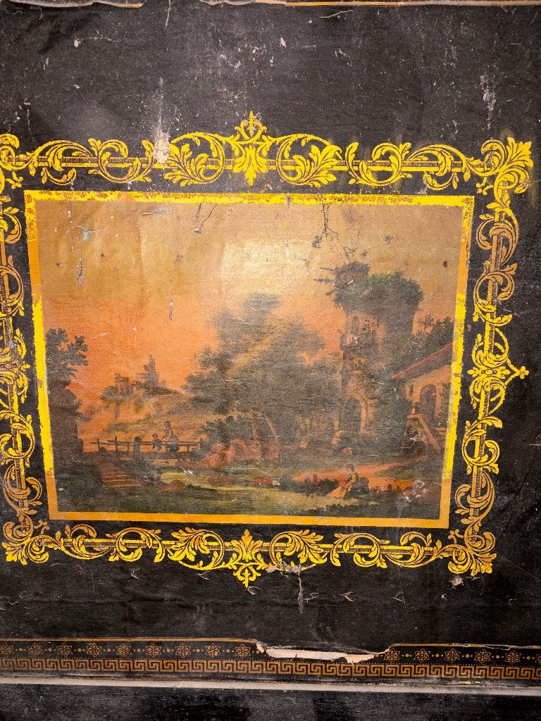 Napoléon III XIXe - Vue de Roncherolles près Rouen, Enlèvement