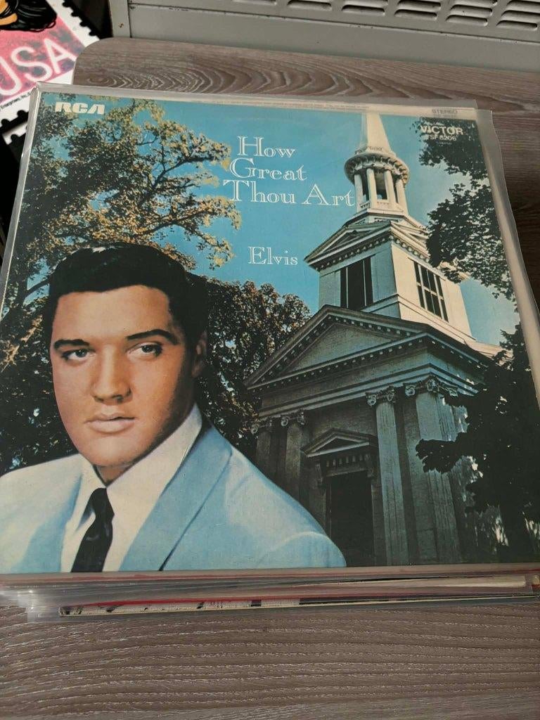 Elvis lp, How great Thow art, Engelse persing, 5 euro, Gebruikt, Ophalen of Verzenden, Rock-'n-Roll, 12 inch