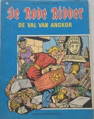 Strip De Rode Ridder-De val van Angkor-1e dr 1961,ongekleurd, Boeken, Gelezen, Verzenden, Willy Vandersteen, Eén stripboek