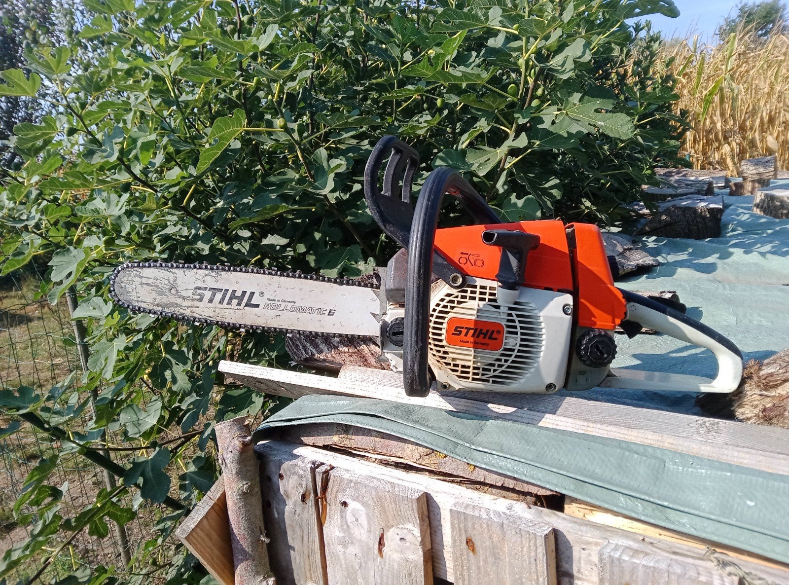 tronçonneuse thermique Stihl MS026/MS260, Ophalen
