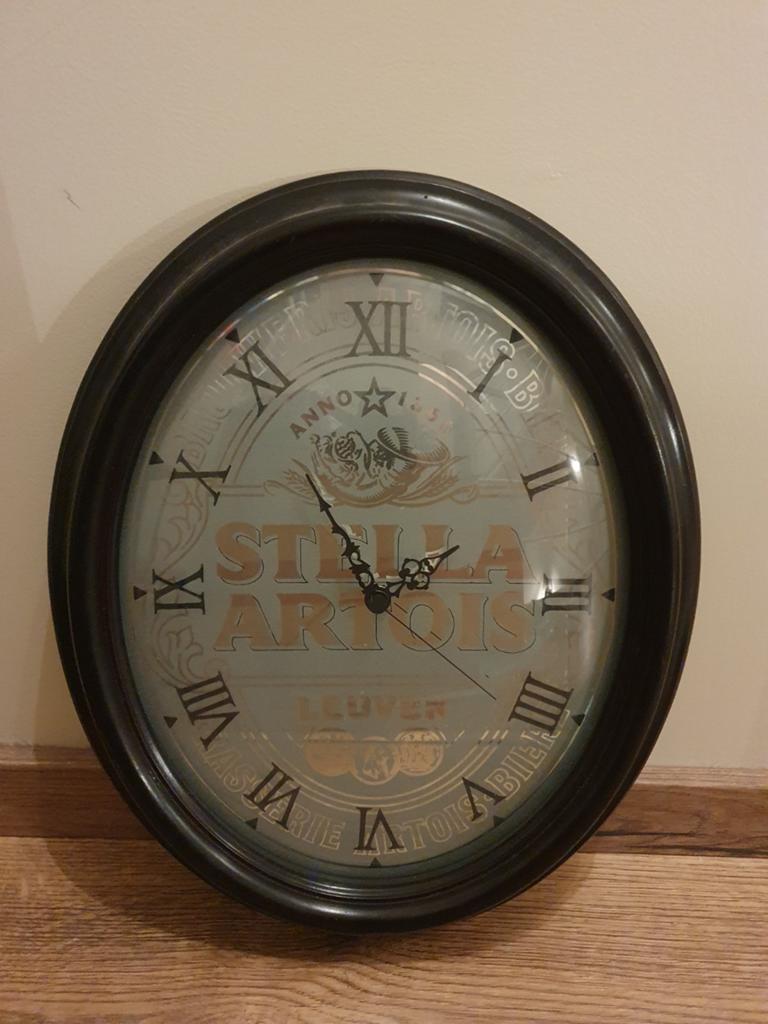 Horloge publicitaire fonctionnelle - Stella Artois -, Enlèvement ou Envoi, Utilisé, Panneau publicitaire
