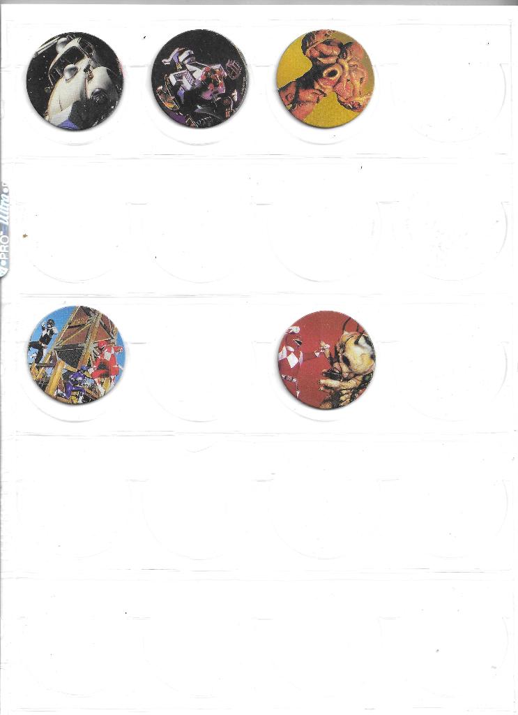 Flippo Power Rangers, Verzamelen, Flippo's, Ophalen of Verzenden, Losse flippo's