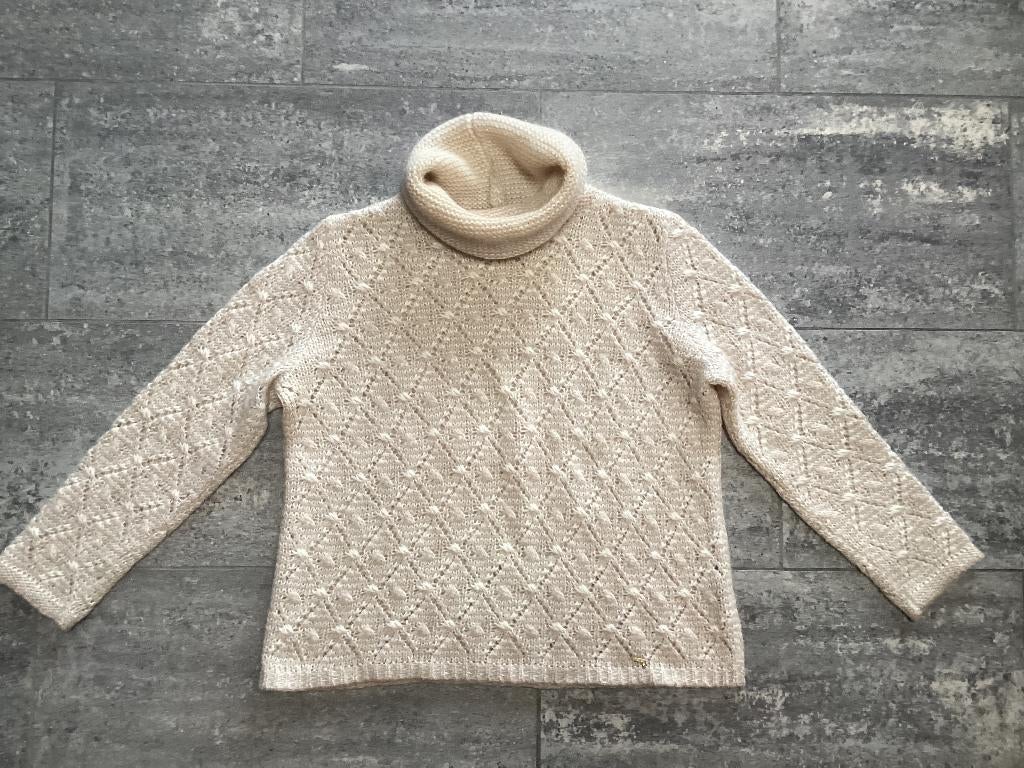 Trui beige Terre Bleue 42/44, Kleding | Dames, Truien en Vesten, Terre Bleue, Beige, Maat 42/44 (L), Ophalen of Verzenden