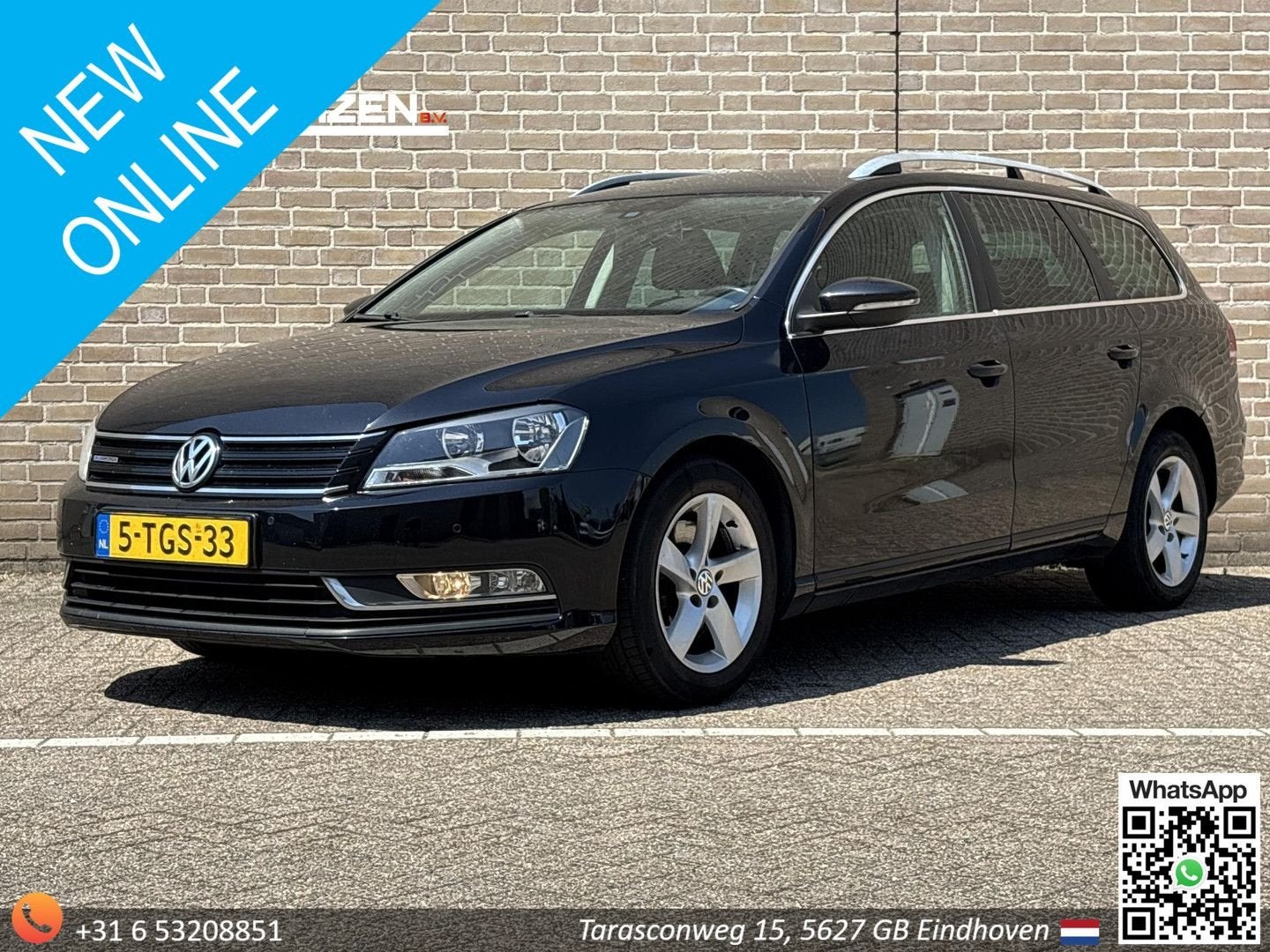 Volkswagen Passat Variant 1.6 TDI BlueMotion Executive Editi, Autos, Achat, Entreprise, Boîte manuelle, Noir