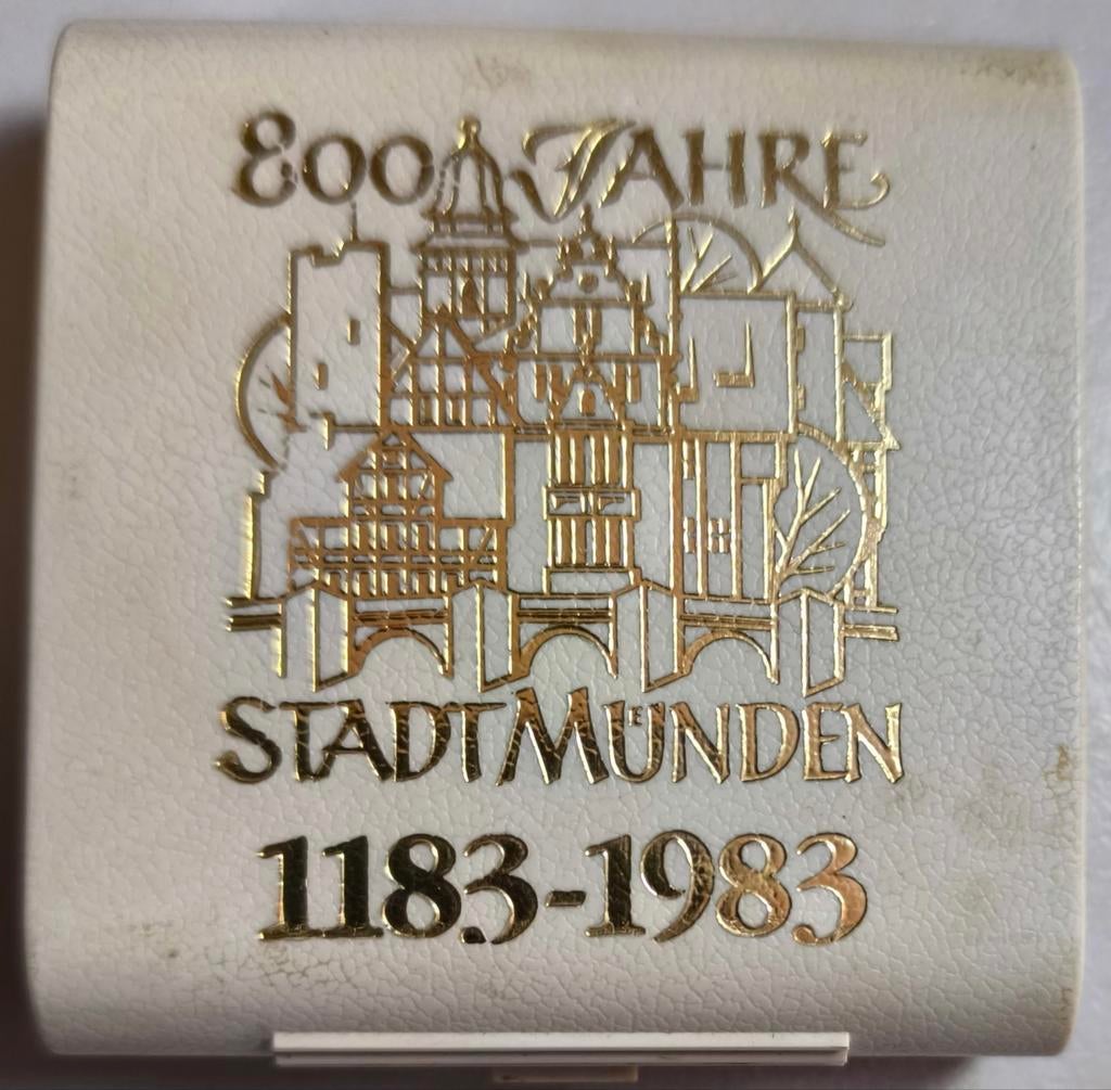 Herdenkingsmunt 800 jaar Münden, Verzenden