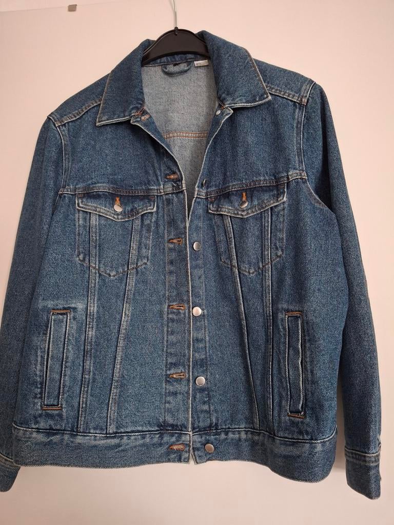 Jeansjas dames maat Medium, Kleding | Dames, H&M, Ophalen, Zo goed als nieuw, Blauw