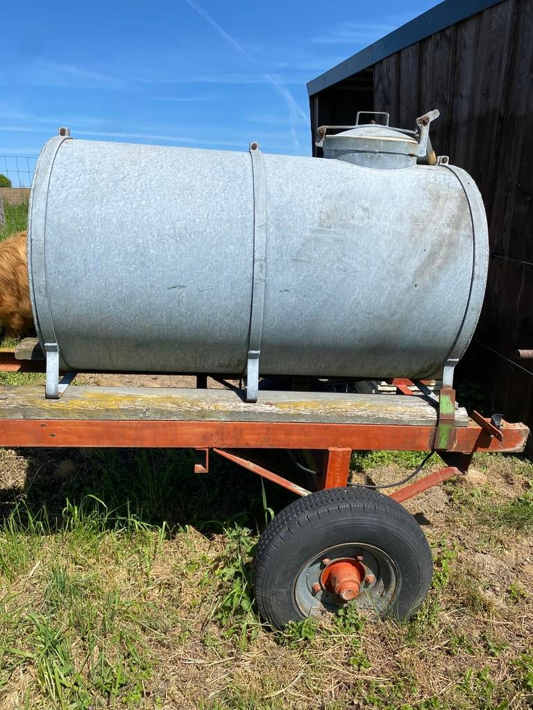 Waterkar , watervat , weide drinkbak ,tractorvat , watertank, Zakelijke goederen, Landbouw | Veevoer, Ophalen