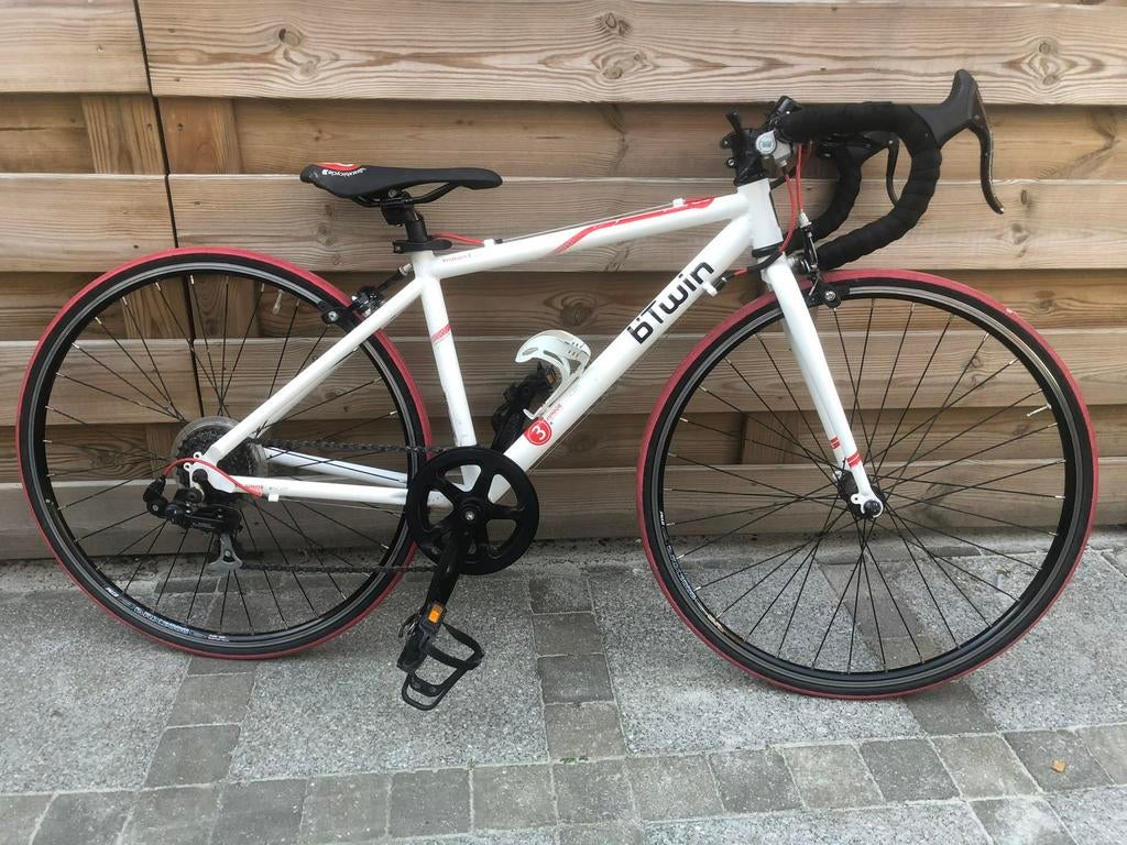 Kinder racefiets 24 inch B'twin triban 3 leeftijd 5-9 jaar, Fietsen en Brommers, Fietsen | Racefietsen, Ophalen, Gebruikt, Aluminium