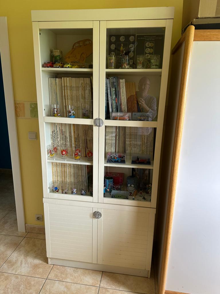 Meuble vitrine vintage IKEA, Enlèvement, Utilisé