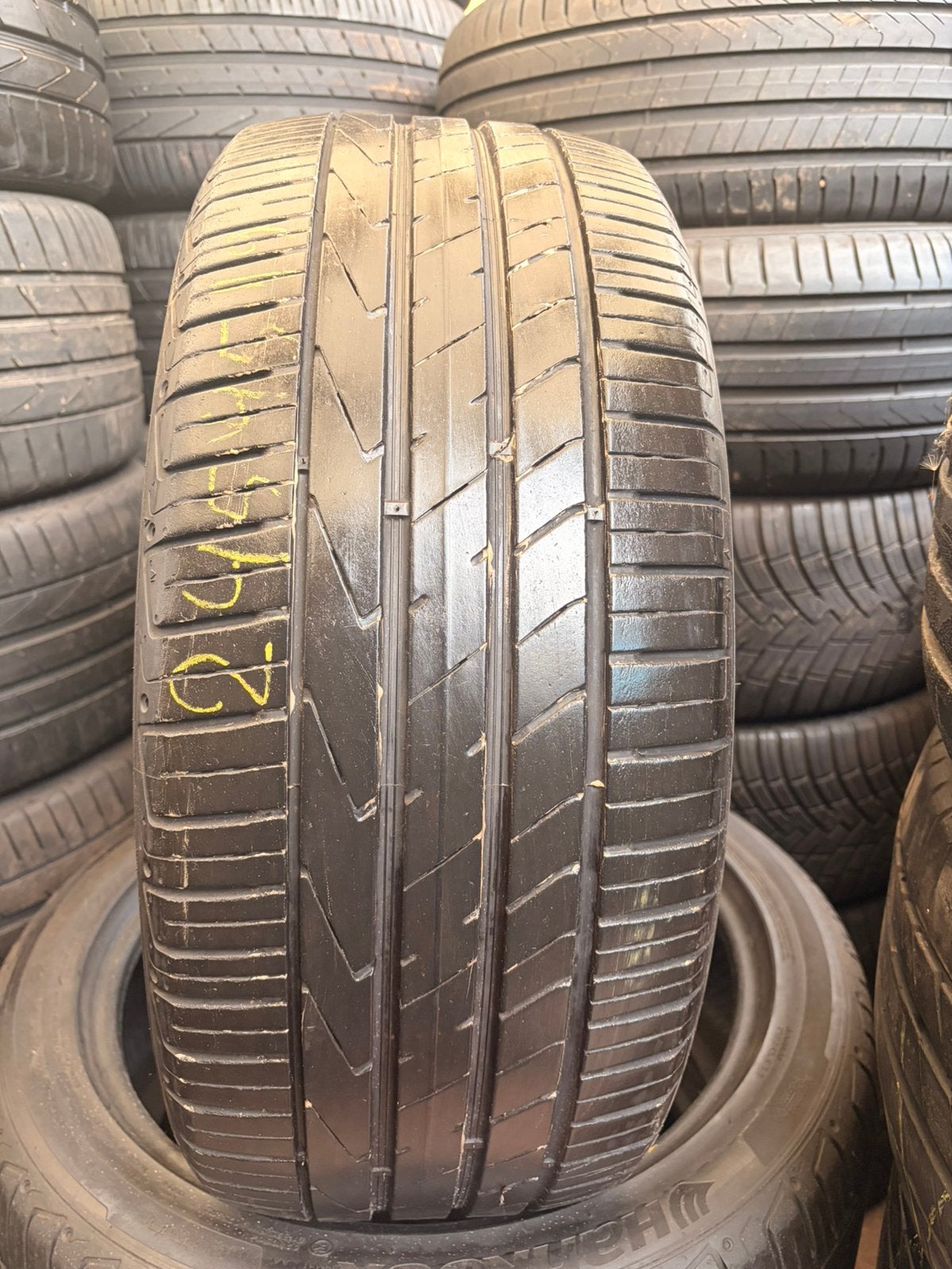 245 45r19 Hankook avec montage et équilibrage, Enlèvement, Utilisé