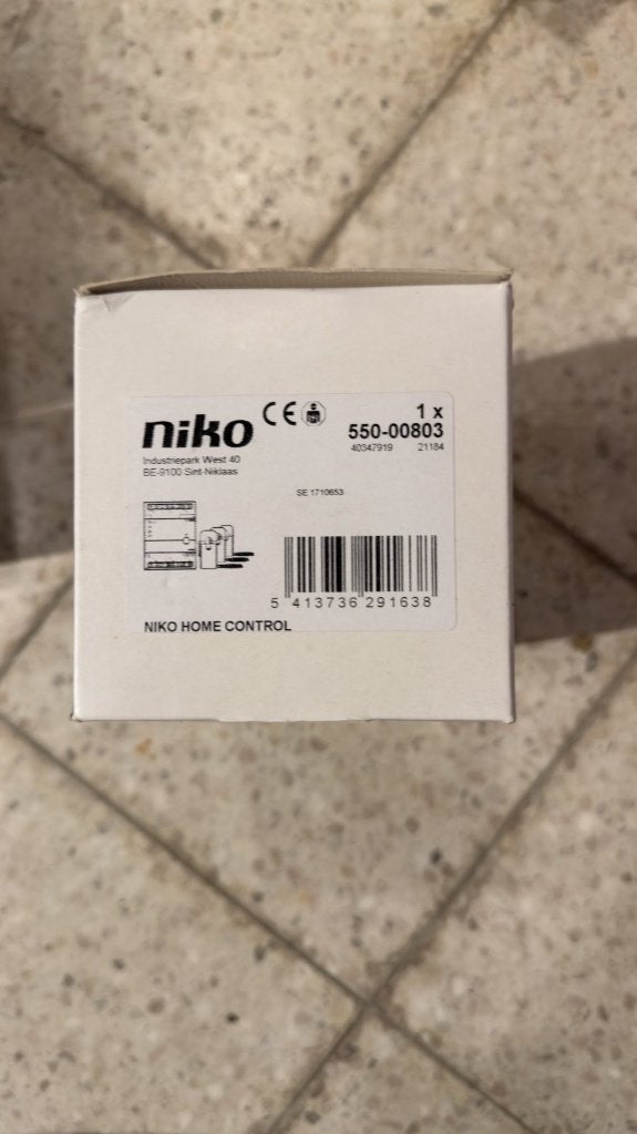 Niko Home Control stroomtang 550-00803 - 3x, zonder module, Doe-het-zelf en Bouw, Ophalen of Verzenden, Nieuw, Overige merken