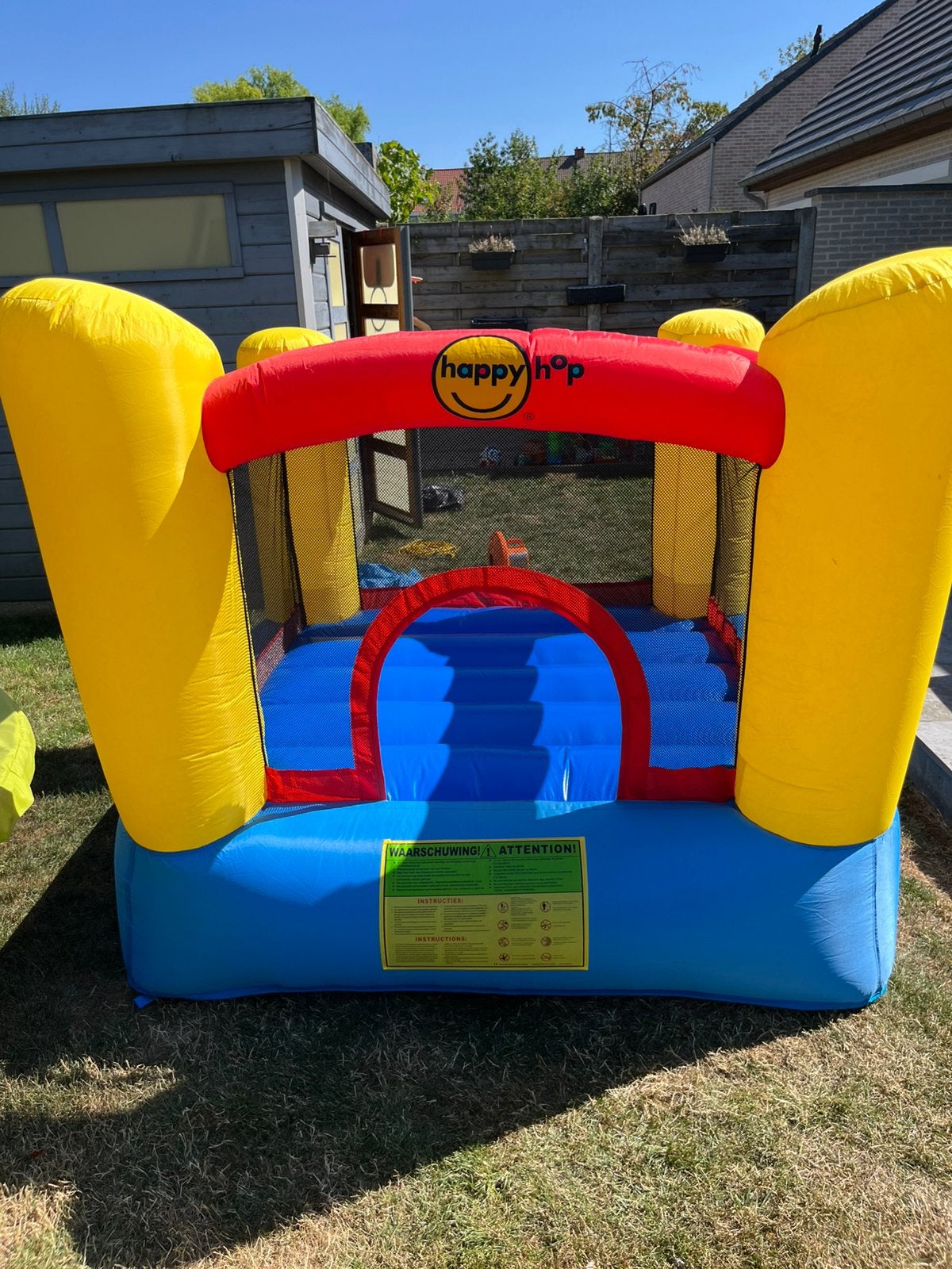 Springkasteel Bouncy Castle Happy Hop, Ophalen, Zo goed als nieuw