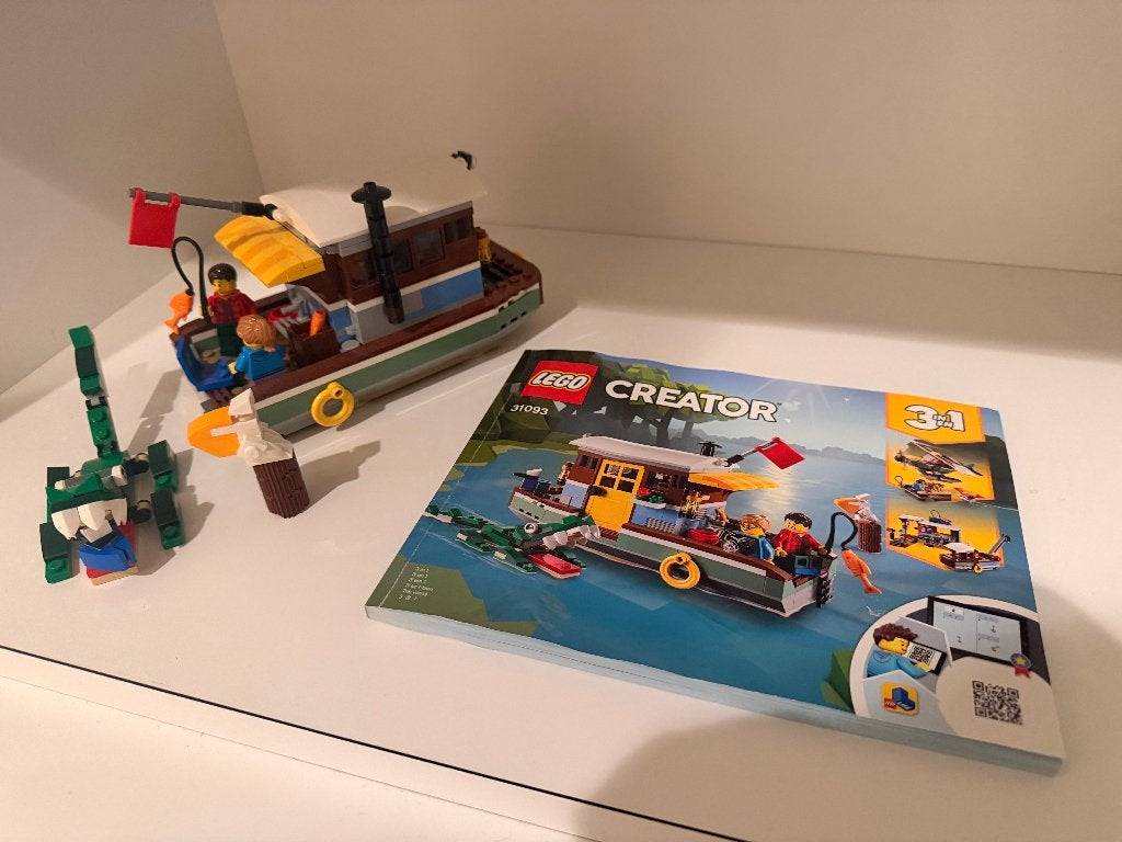 LEGO Creator Set - Riverside Houseboat (31093), Enlèvement ou Envoi, Lego, Ensemble complet, Comme neuf