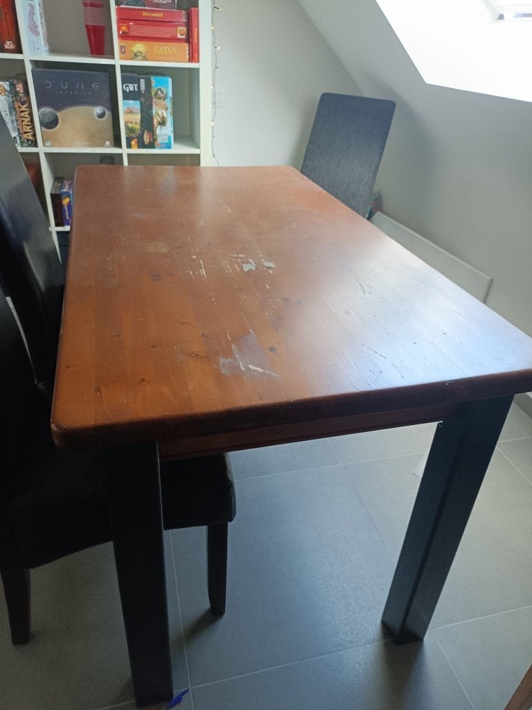 GRATIS eikenhouten tafel en stoelen, 150 à 200 cm, Cinq personnes ou plus, Klassiek, Enlèvement