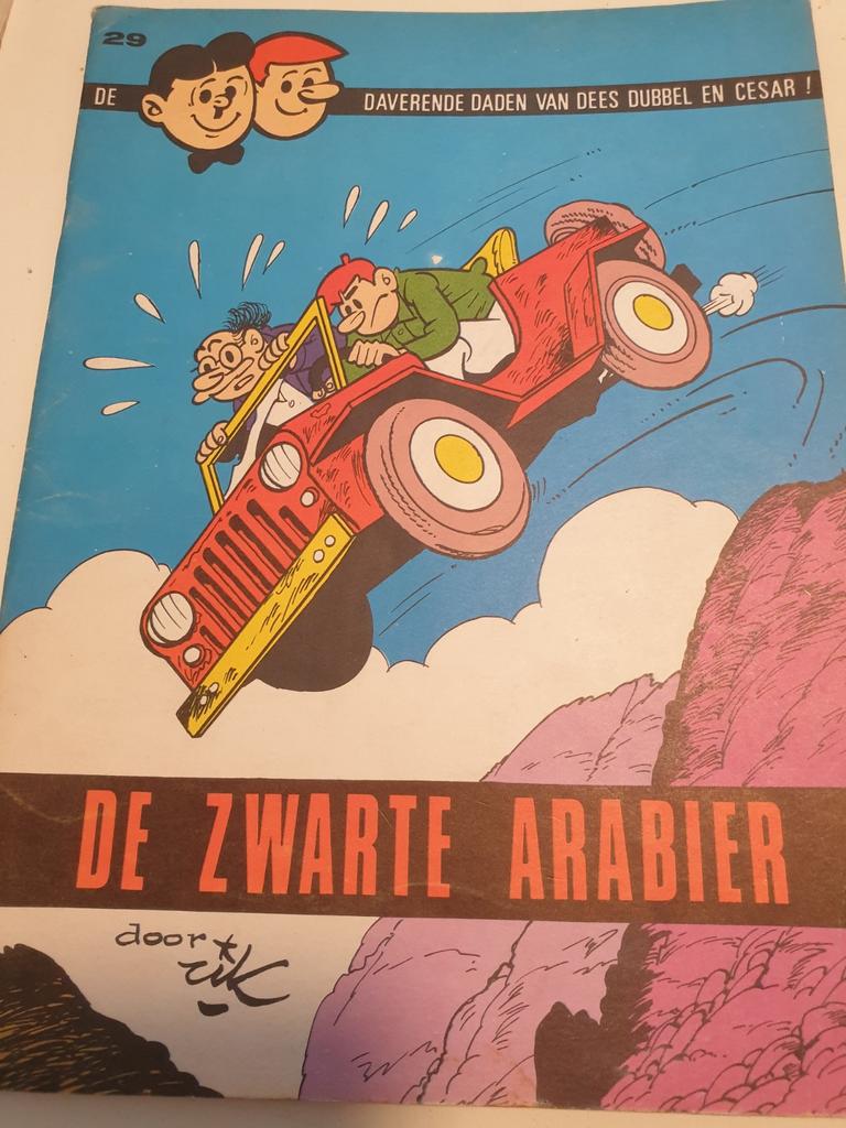 DEES DUBBEL EN CESAR NR 29 DE ZWARTE ARABIER  RIK CLEMENT, Boeken, Stripverhalen, Zo goed als nieuw, Eén stripboek, Ophalen of Verzenden