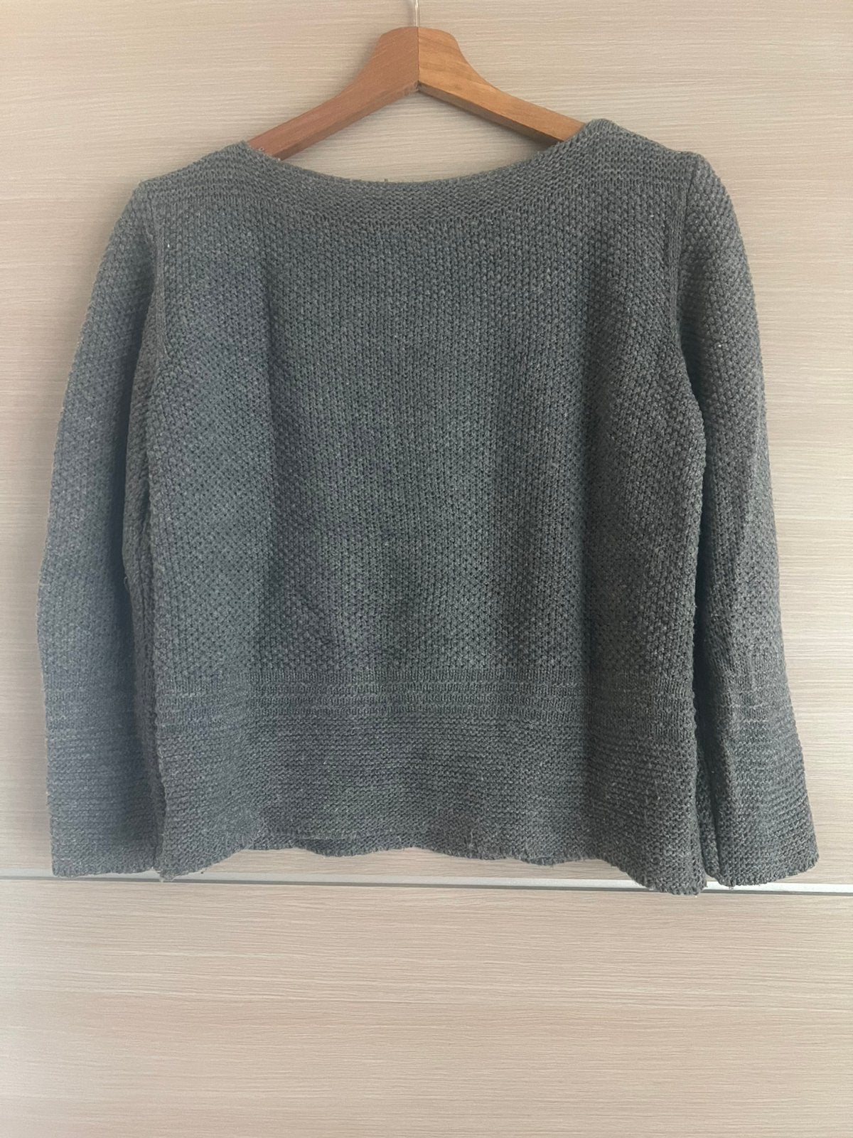 Wollen truitje Les Escargots maat M, Kleding | Dames, Ophalen of Verzenden, Gedragen, Maat 38/40 (M), Grijs