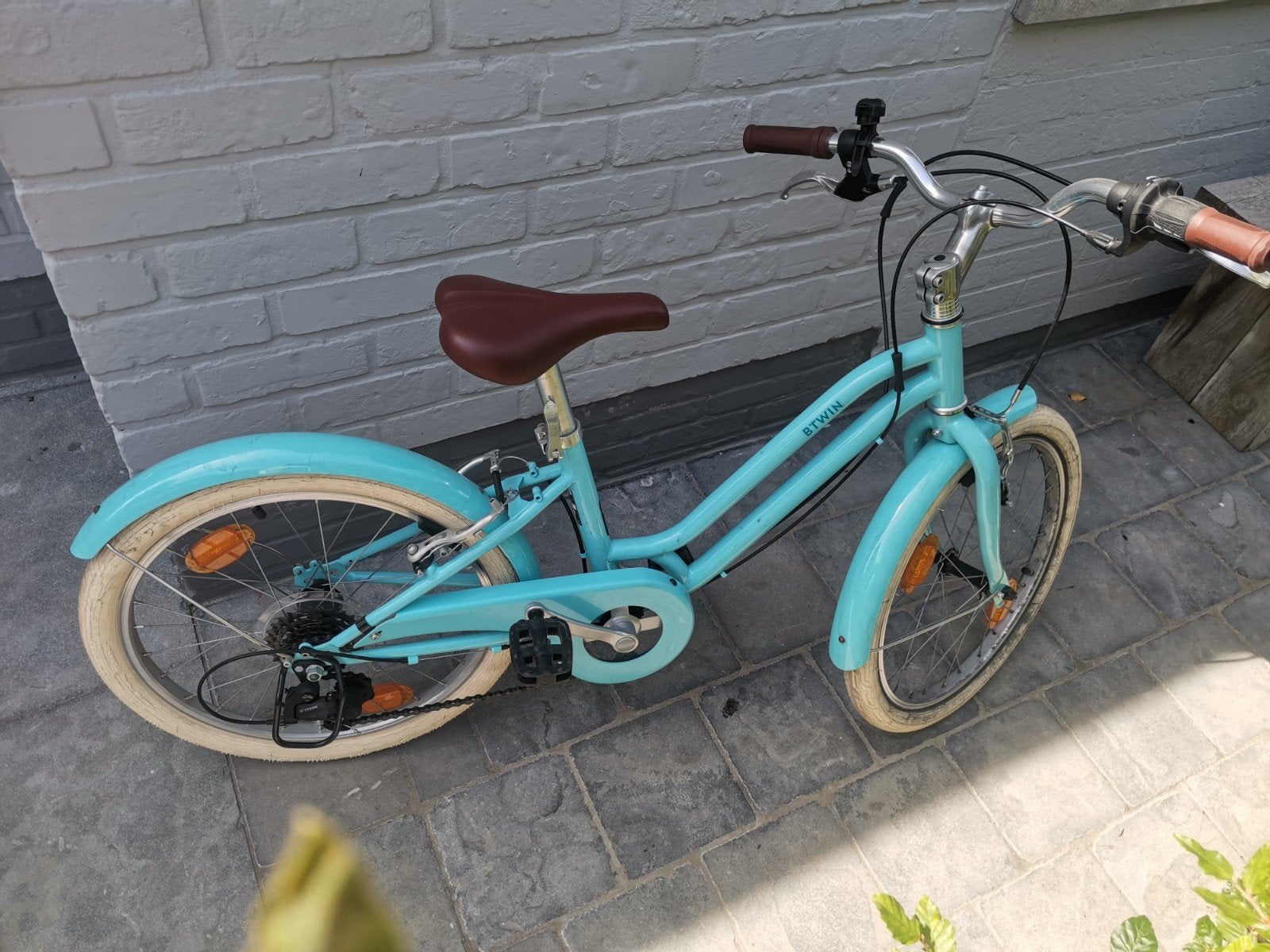 kinderfiets decathlon voor kind, Fietsen en Brommers, Ophalen, Zo goed als nieuw, 20 inch
