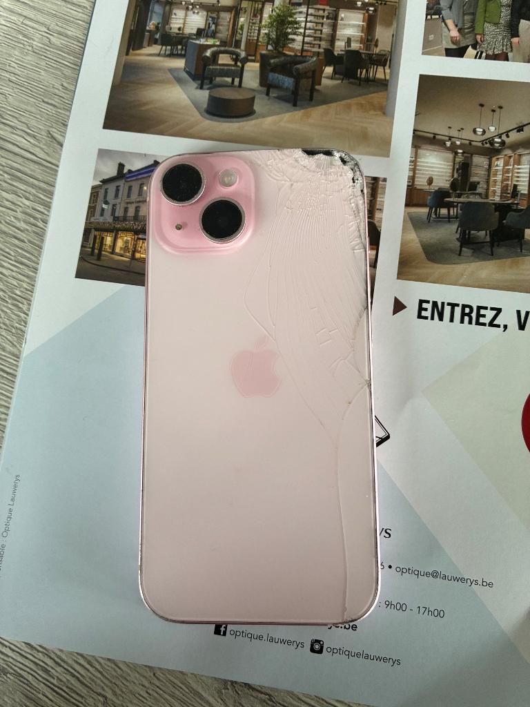 iPhone 15, 80 %, 128 GB, IPhone 15, Rose