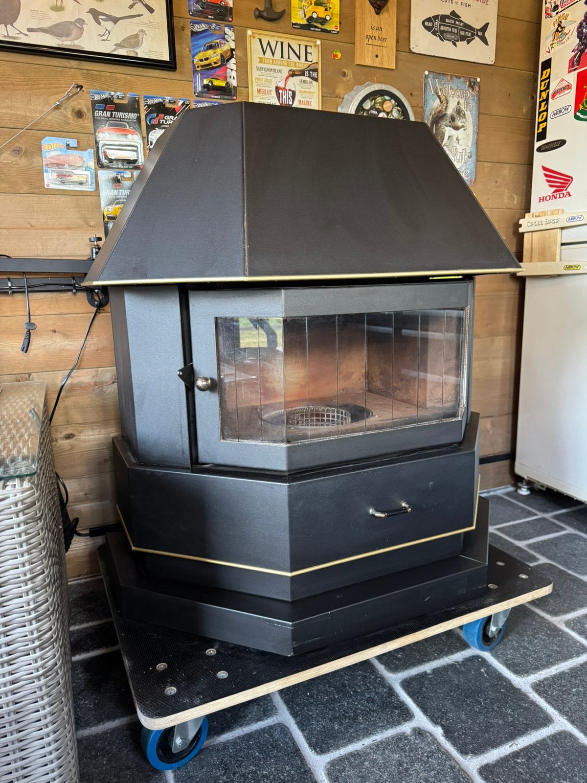 Krachtige Well Straler M120 Mazoutkachel (11,6 kW), Ophalen, Oliekachel, Gebruikt, Overige brandstoffen