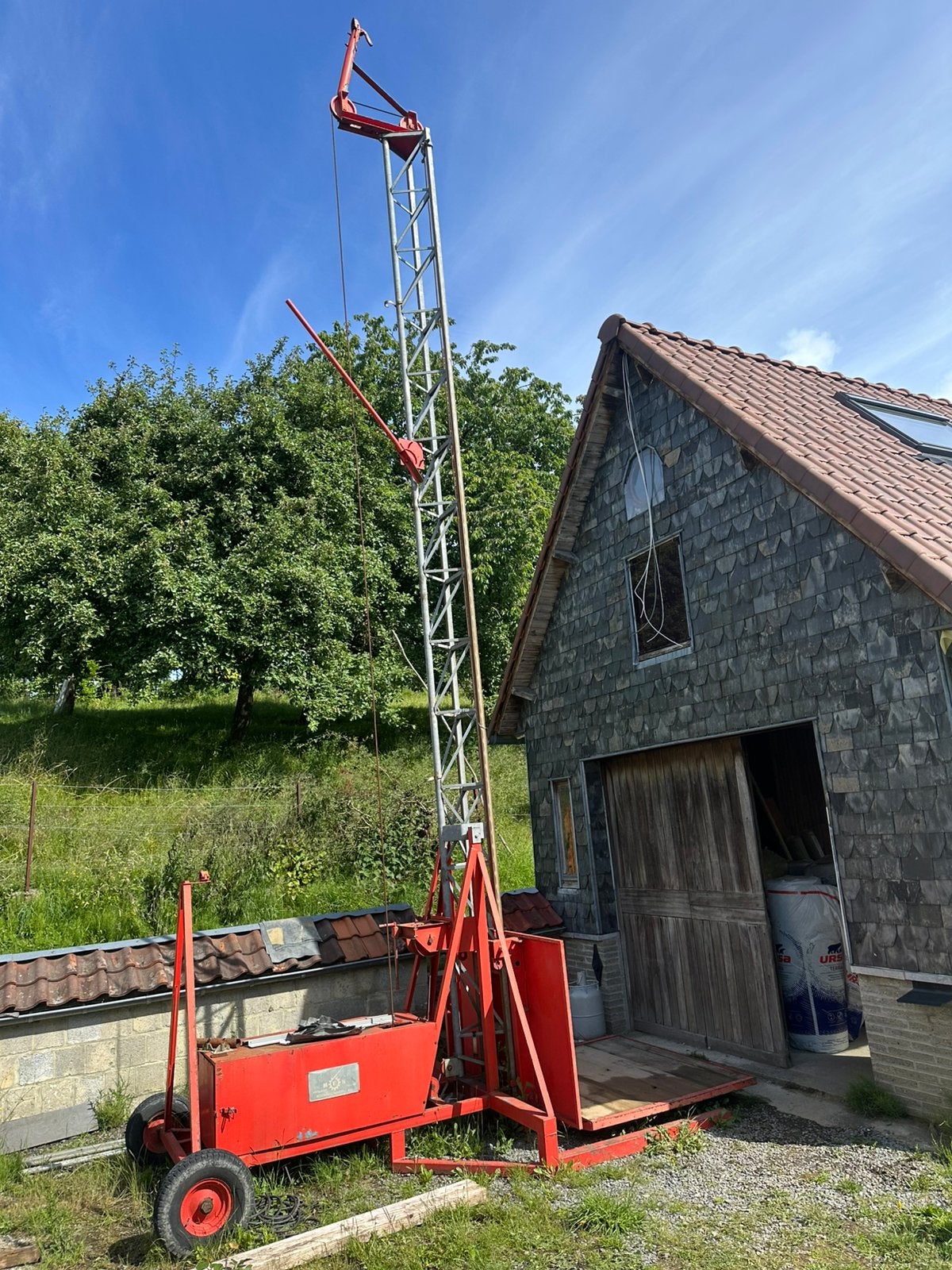 Lift , ascenseur chantier , monte charge, Enlèvement, Utilisé, Ascenseur de chantier