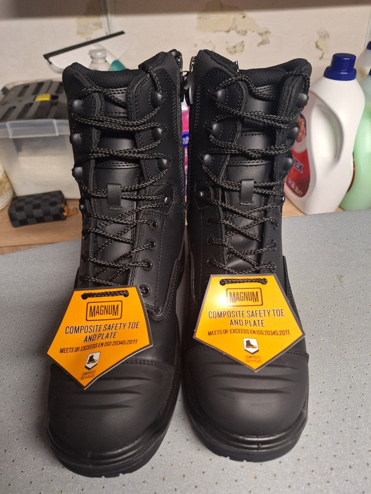 Heren bottines, Doe-het-zelf en Bouw, Veiligheidskleding, Ophalen