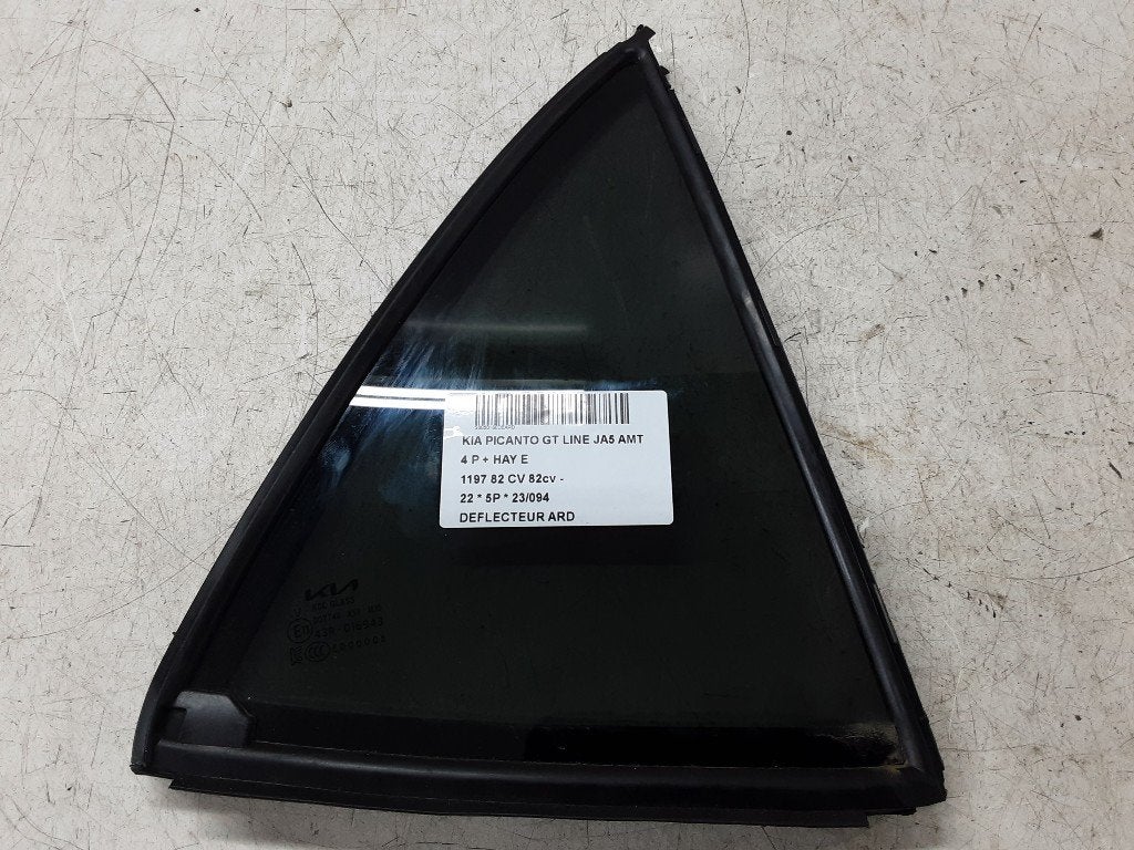 VITRE ARRIERE DROITE Kia Picanto (JA) (01-2017/-), Autos : Pièces & Accessoires, Kia, Info@kia.de, Utilisé, Theodor-Heuss-Allee 11
60486  Frankfurt am Main, DE