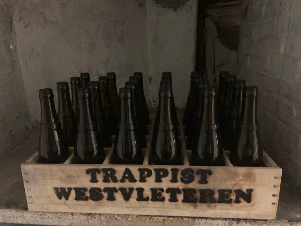 Emballage vide (caisse + 24 bouteilles) Westfleteren, Enlèvement, Comme neuf, Bouteille(s), Autres marques