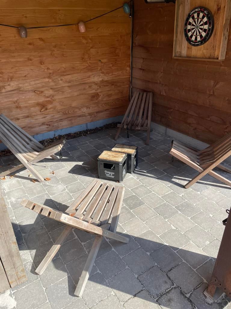 Set van 4 Weltevree fieldchairs, Ophalen, Zo goed als nieuw