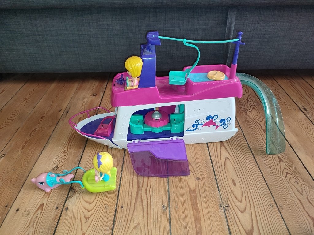 Bateau et figurines, Enlèvement, Utilisé