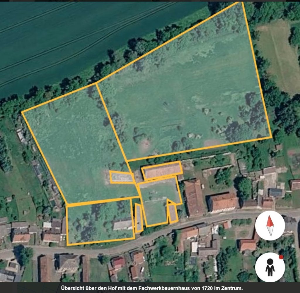 Boerderij / hof met stallen en 2,5 ha – langdurige pacht, Immo, Dorp, 30 kamers, Woonhuis, Duitsland