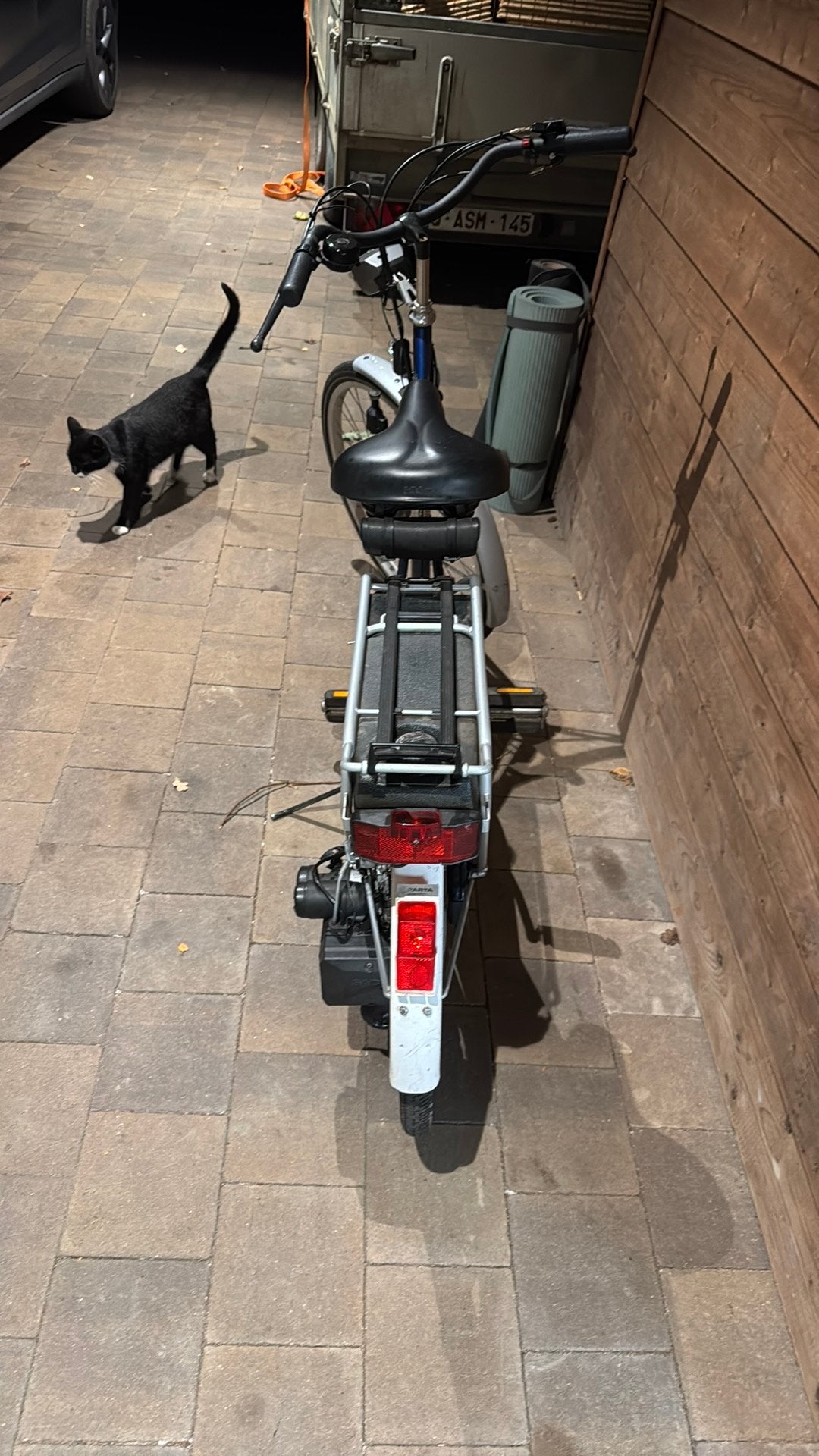 Spartamet benzine fiets, Enlèvement