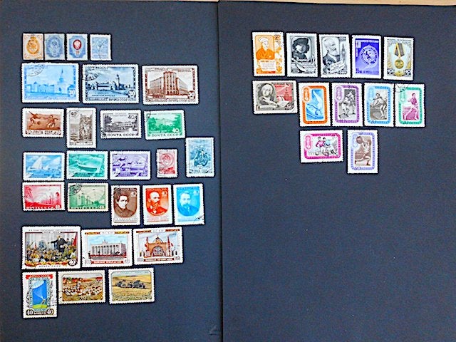 Rusland / USSR : 41 postzegels (periode 1889-1978), Postzegels en Munten, Ophalen of Verzenden