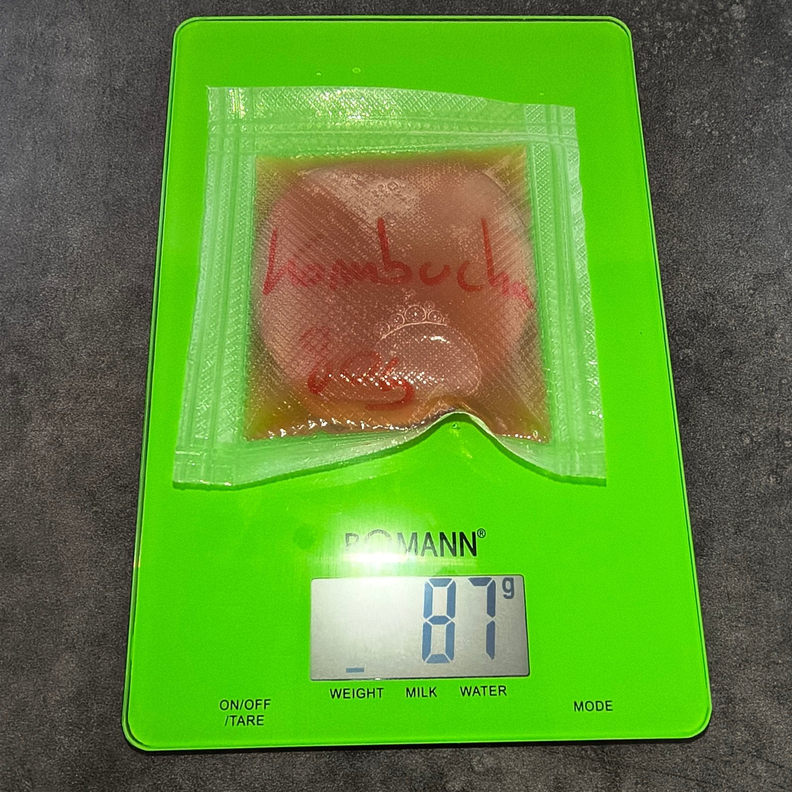 SCOBY de Kombucha + liquide Starter (200 g), Envoi