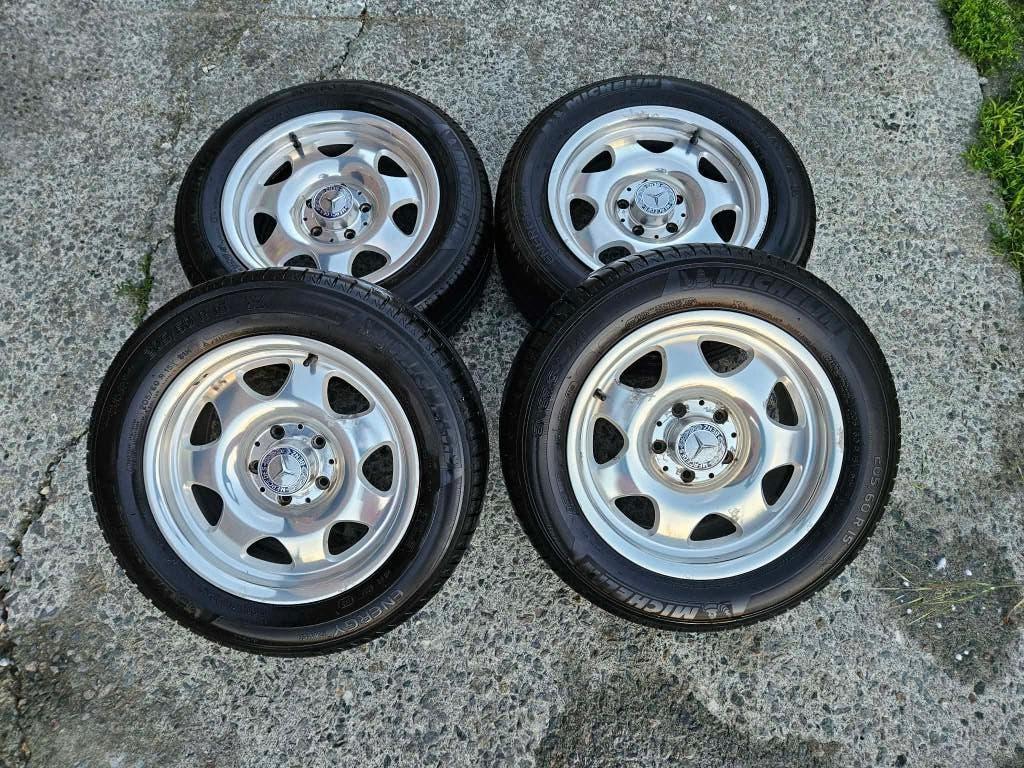 Jantes Mercedes SLK  Entraxe 5x112  205 60 r15 Michelin,, Auto-onderdelen, Banden en Velgen, Ophalen, 15 inch, Banden en Velgen