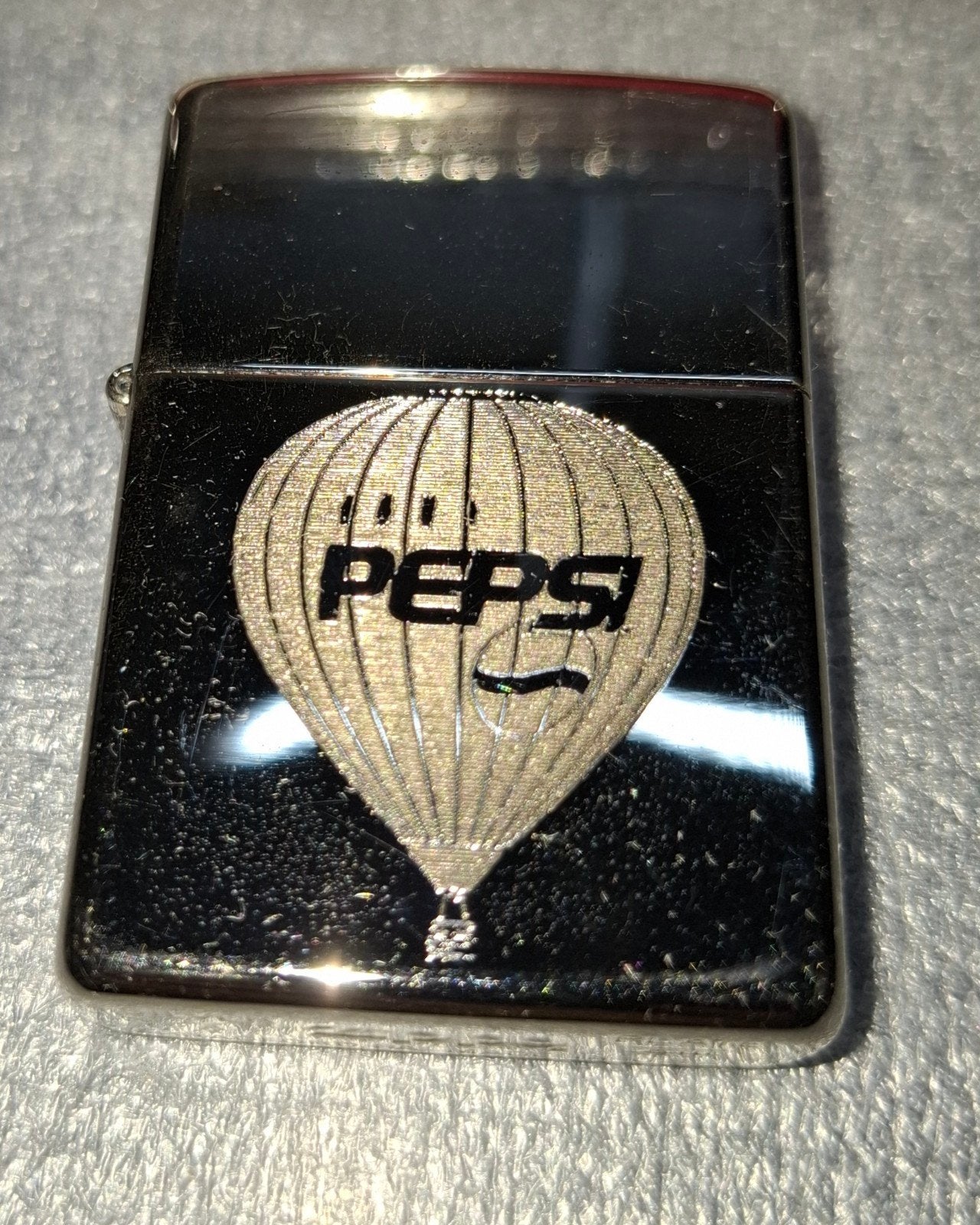 Aansteker Zippo briquet silver plated Pepsi Cola  A XIII  79, Enlèvement ou Envoi