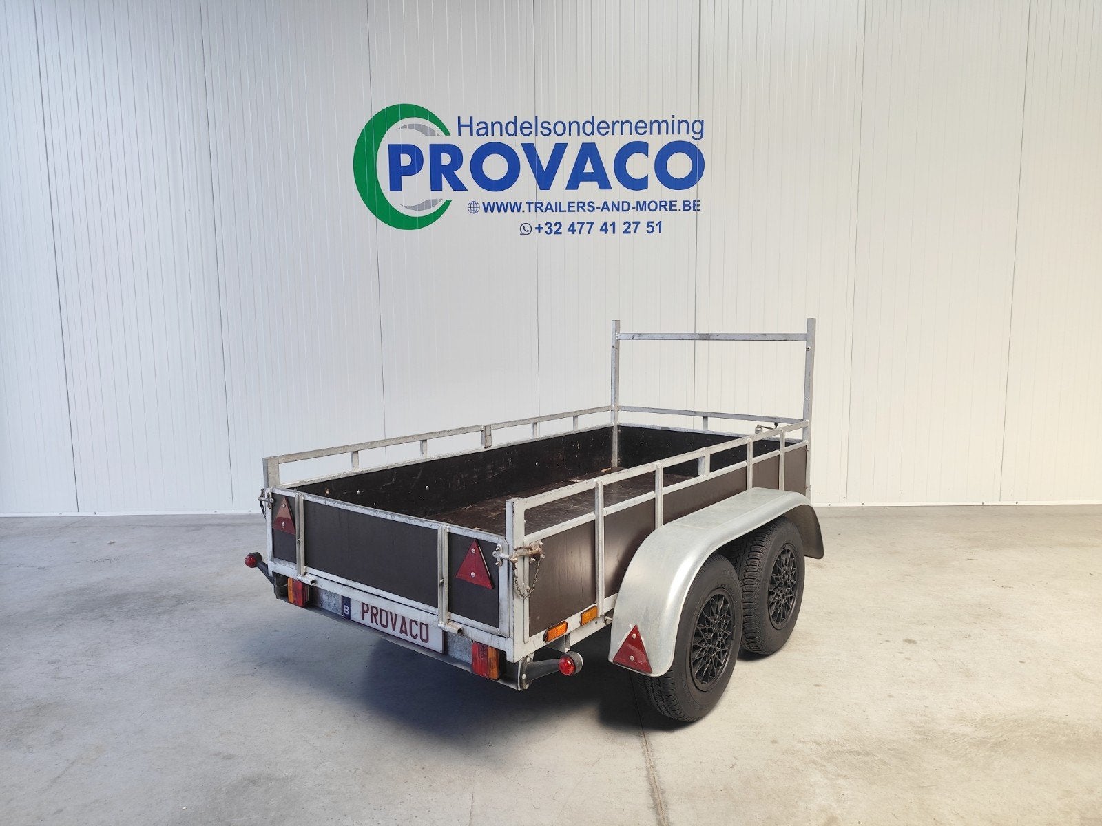 Aanhangwagen 750kg keuringsvrij 125x250cm, Ophalen