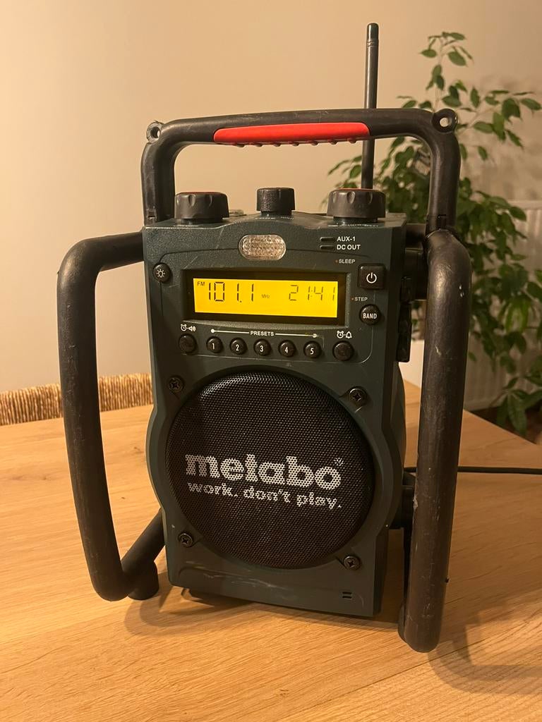 Metabo werfradio perfect werkend, Ophalen of Verzenden, Gebruikt