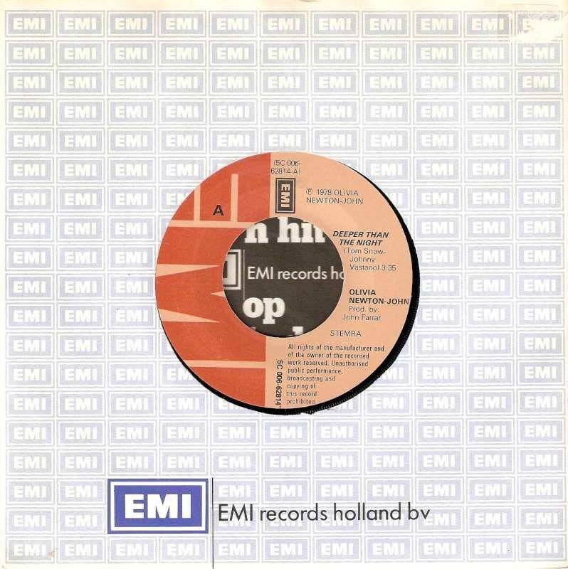 single Olivia Newton-John - Deeper than the night, 7 inch, Ophalen of Verzenden, Zo goed als nieuw, Pop